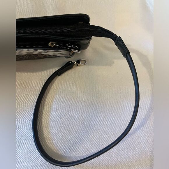 Rare 🔥 ICON Los Angeles‎ Snow Leopard designer leather crossbody bag, NWOT. - Picture 8 of 14